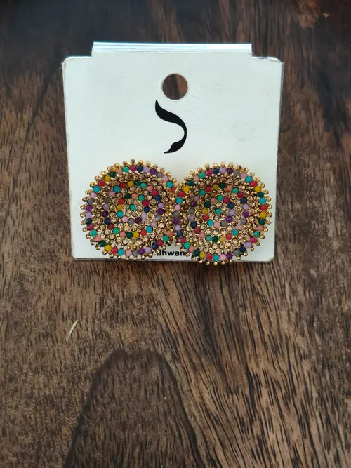 Multi stone earring